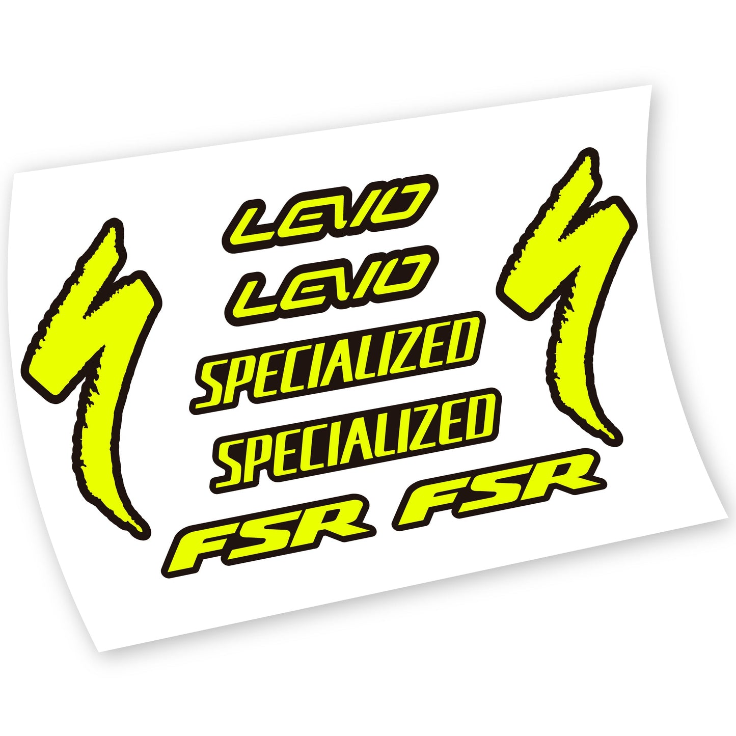 Stickers Specialized Levo FSR compatibles Autocollants cadre