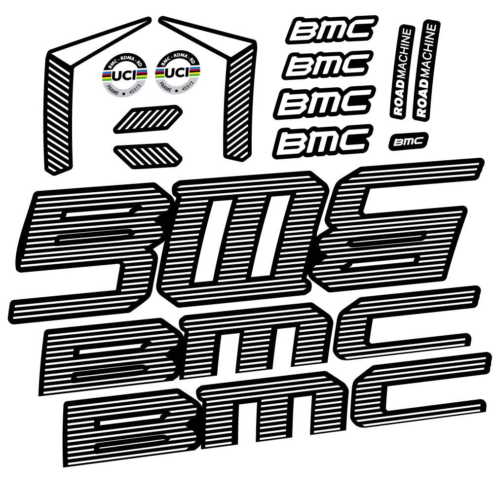 Stickers BMC Road Machine 01 FIVE Endurance 2022 compatibles Autocollants cadre Route