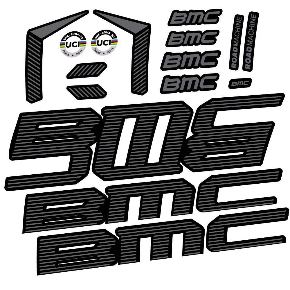 Stickers BMC Road Machine 01 FIVE Endurance 2022 compatibles Autocollants cadre Route