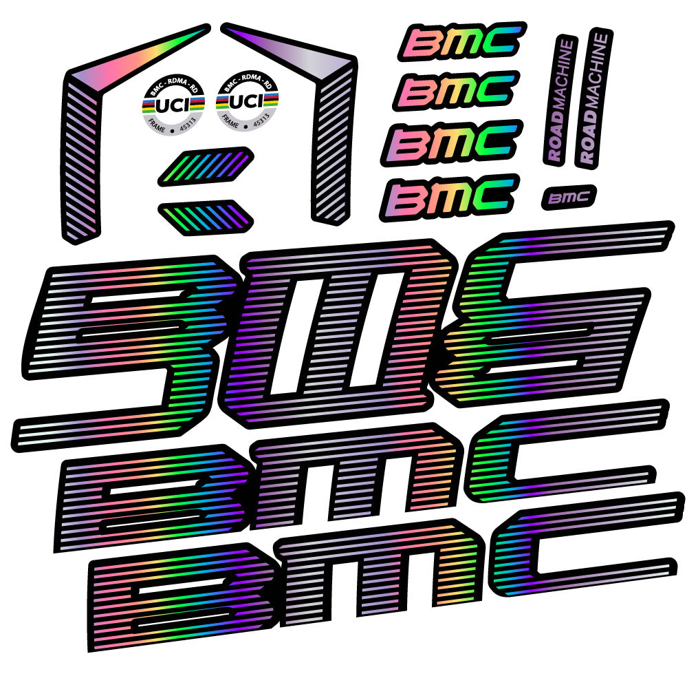 Stickers BMC Road Machine 01 FIVE Endurance 2022 compatibles Autocollants cadre Route