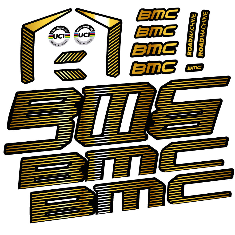 Stickers BMC Road Machine 01 FIVE Endurance 2022 compatibles Autocollants cadre Route