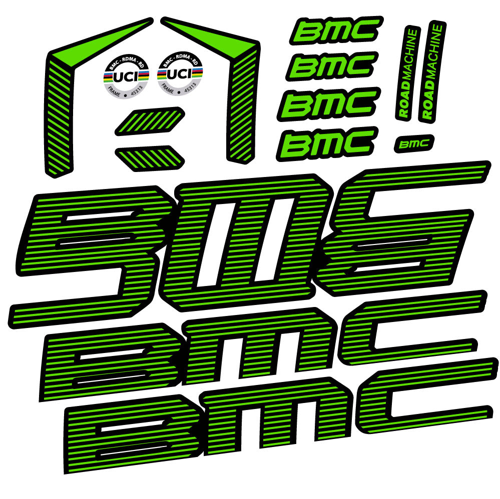 Stickers BMC Road Machine 01 FIVE Endurance 2022 compatibles Autocollants cadre Route