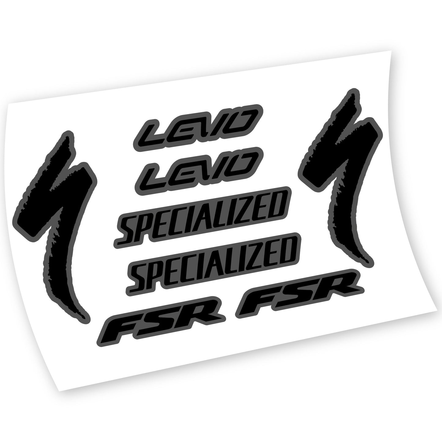 Stickers Specialized Levo FSR compatibles Autocollants cadre