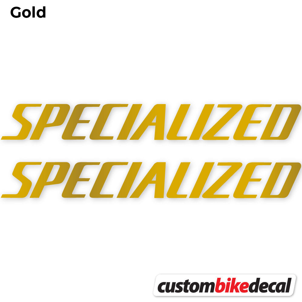 Gold decal for Specialized Square frame – bike sticker vinyl