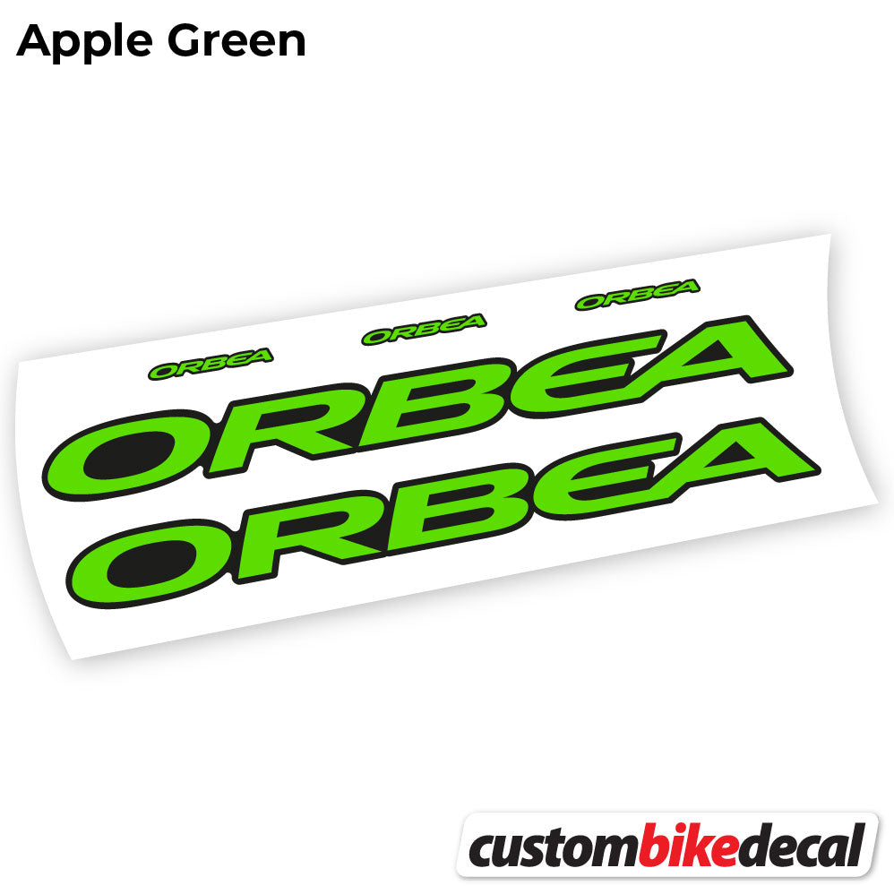 Apple Green decal for Orbea Oiz 2020 Square frame – bike sticker vinyl