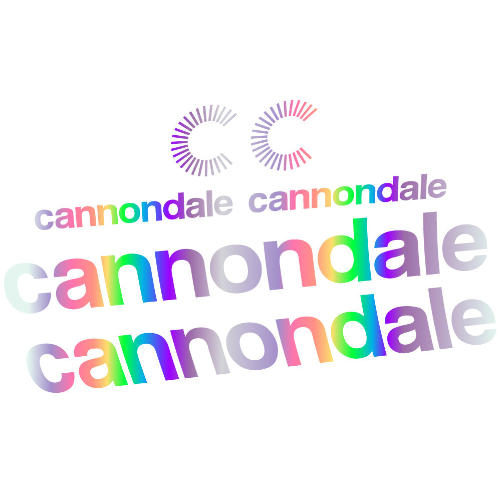 Stickers Cannondale compatibles Autocollants cadre