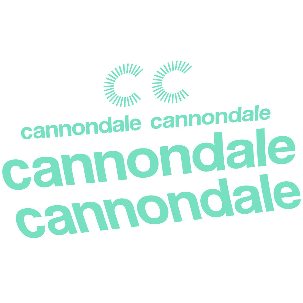 Stickers Cannondale compatibles Autocollants cadre
