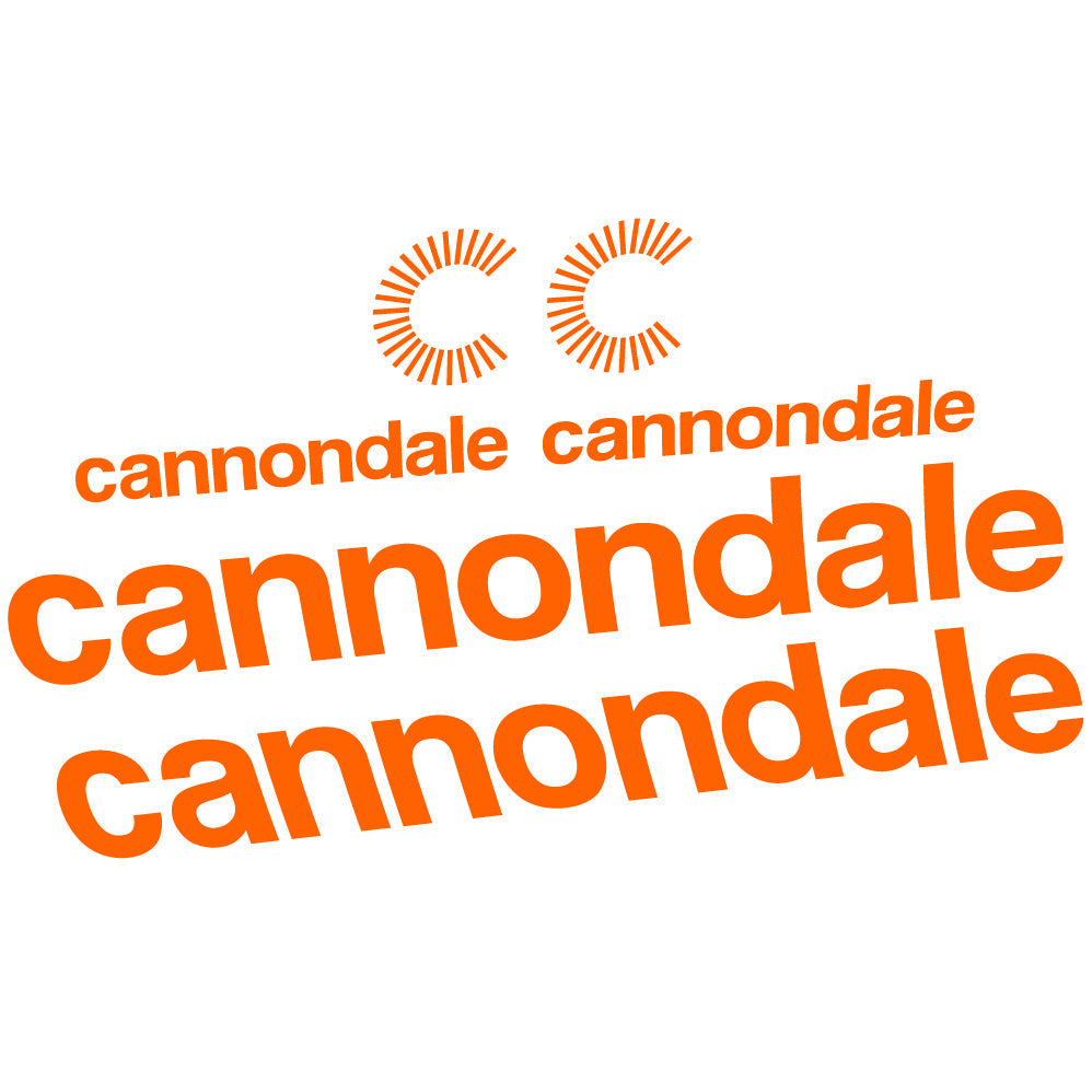 Stickers Cannondale compatibles Autocollants cadre