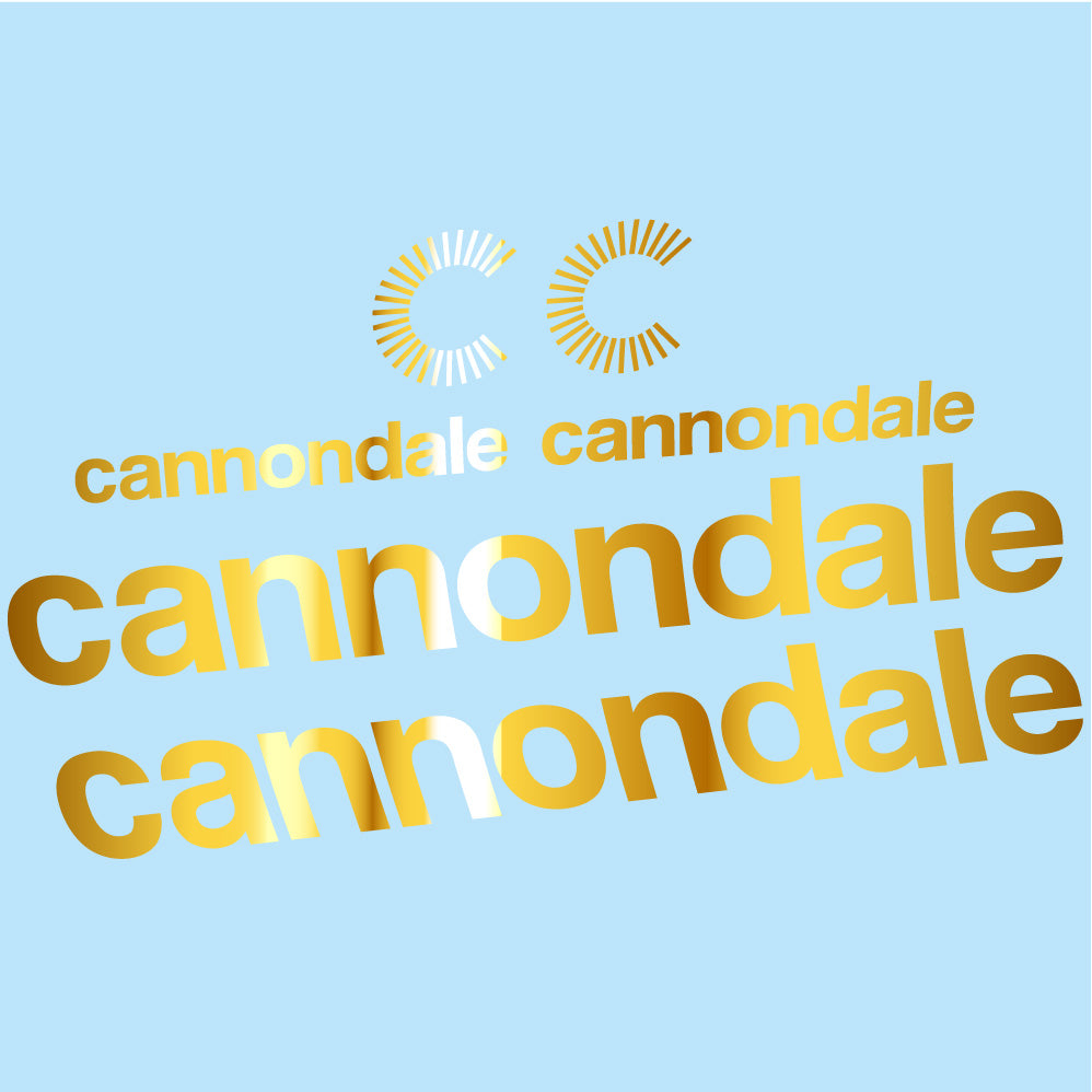 Stickers Cannondale compatibles - Autocollants cadre vélo
