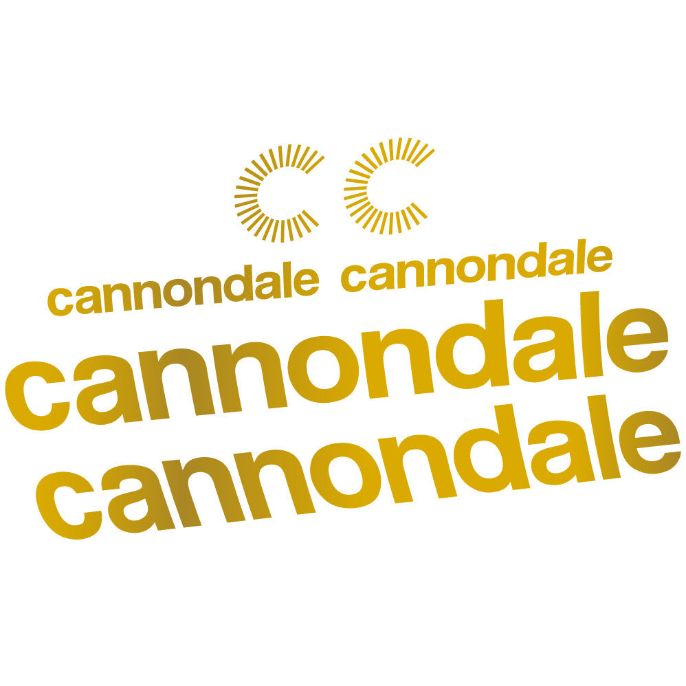Stickers Cannondale compatibles Autocollants cadre