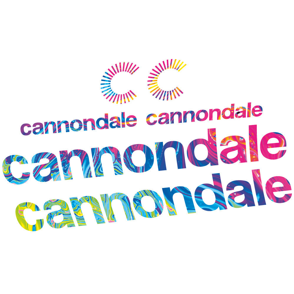Stickers Cannondale compatibles - Autocollants cadre vélo