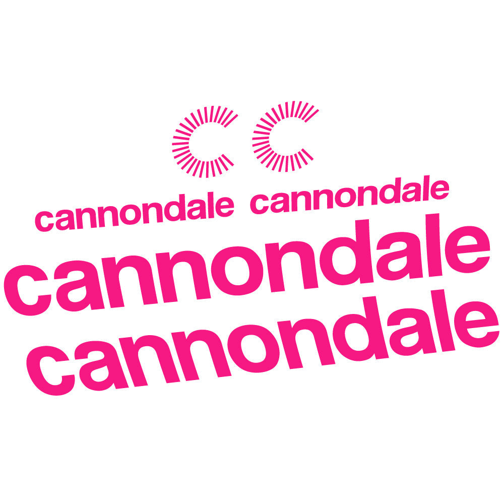 Stickers Cannondale compatibles - Autocollants cadre vélo