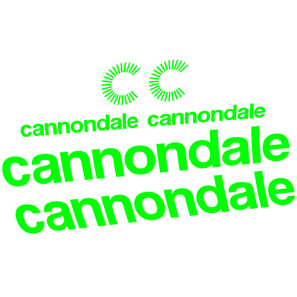 Stickers Cannondale compatibles Autocollants cadre