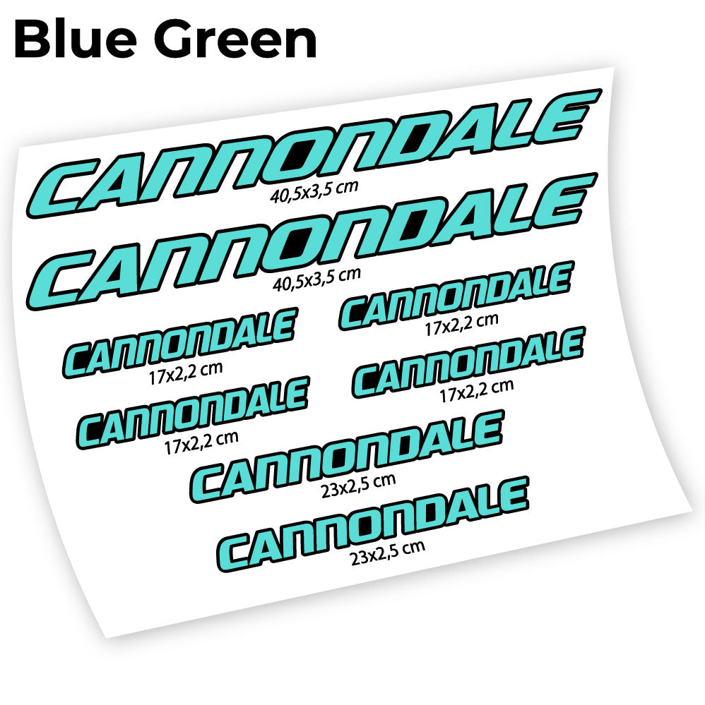 Stickers Cannondale compatibles Autocollants cadre