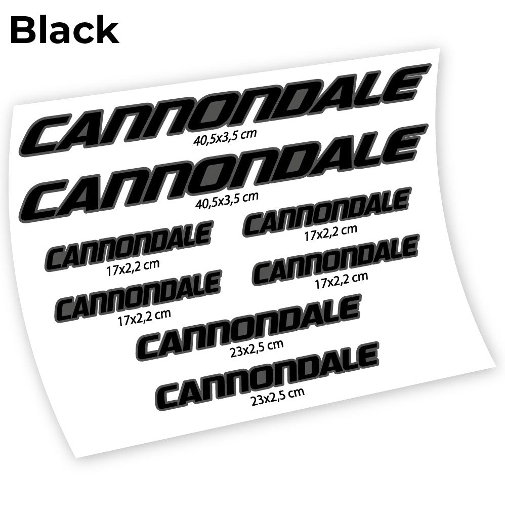 Stickers Cannondale compatibles Autocollants cadre