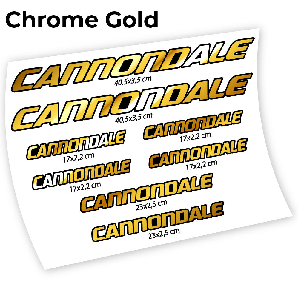 Stickers Cannondale compatibles Autocollants cadre