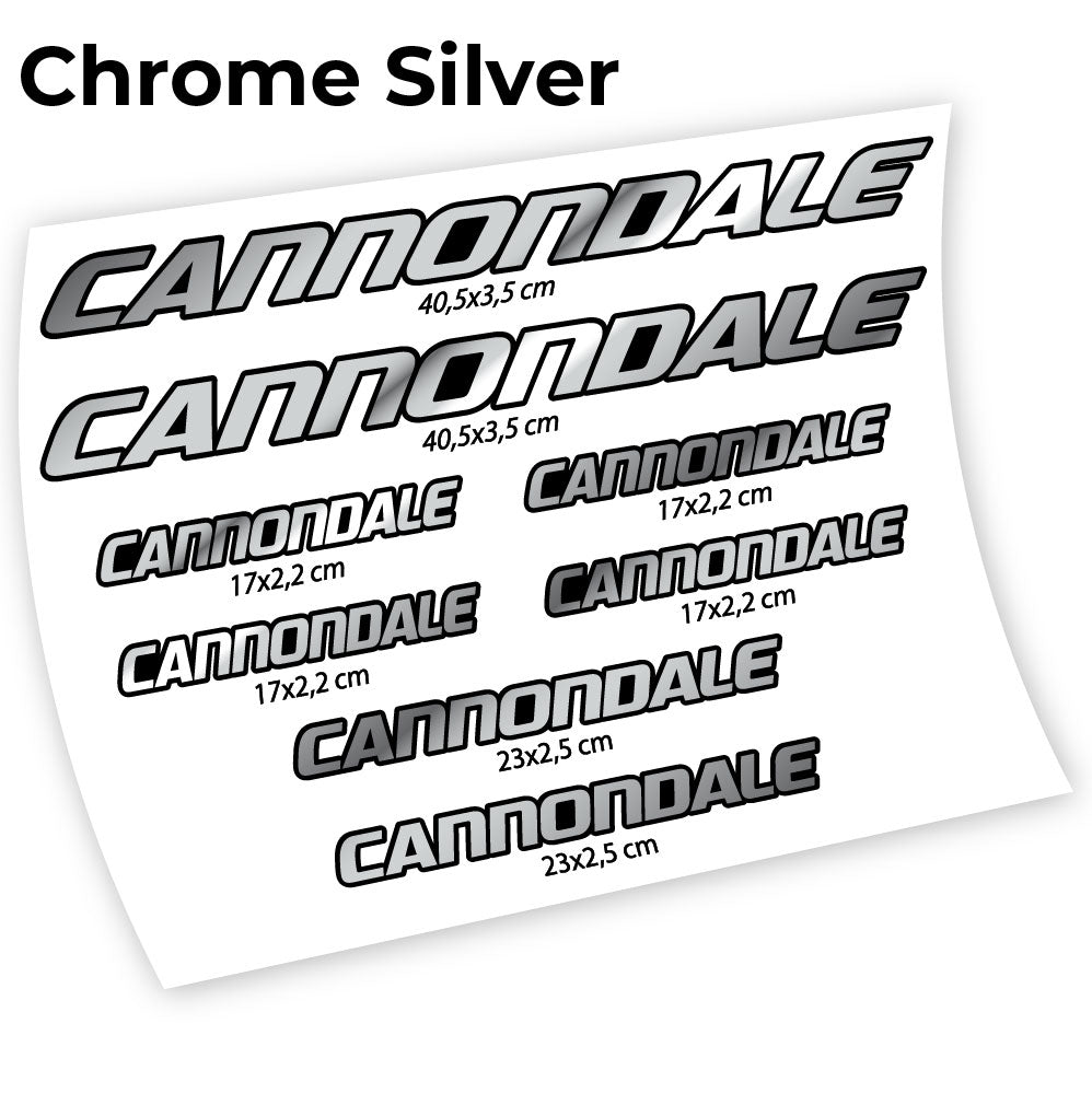 Stickers Cannondale compatibles Autocollants cadre