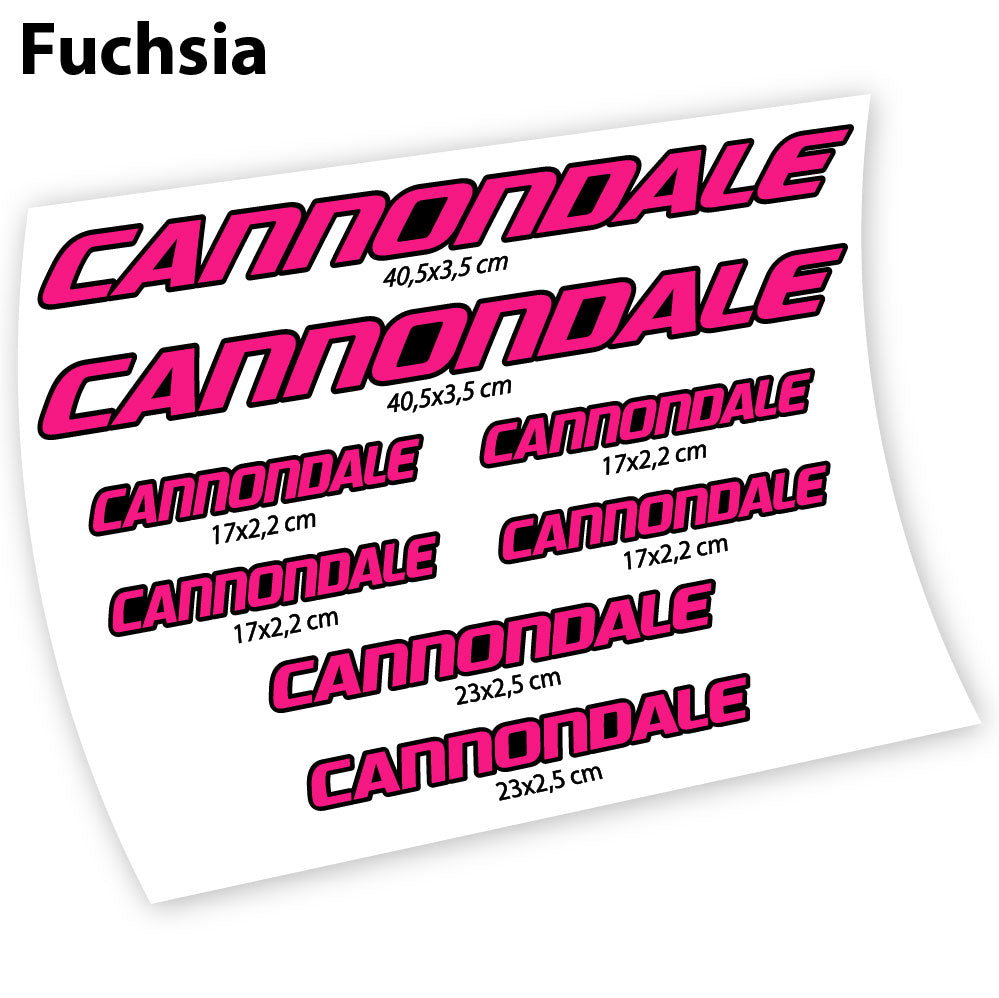 Stickers Cannondale compatibles Autocollants cadre