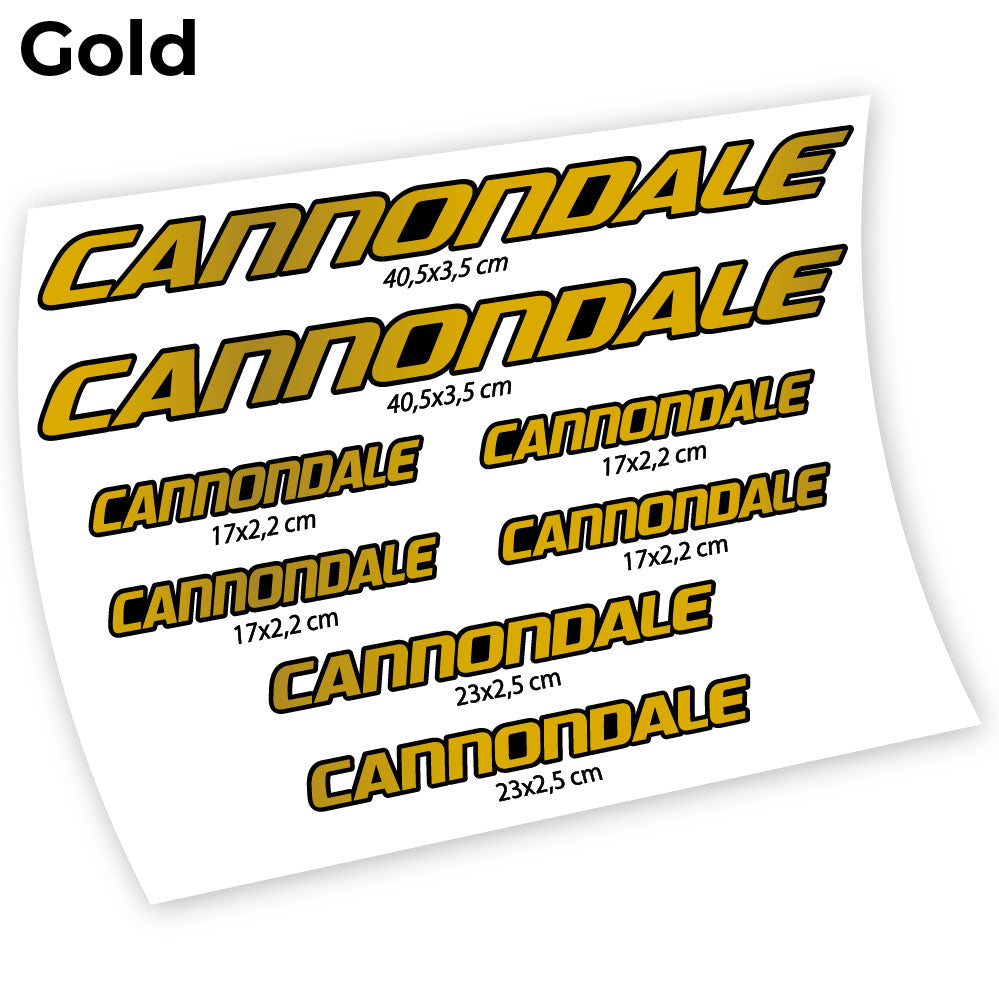 Stickers Cannondale compatibles Autocollants cadre