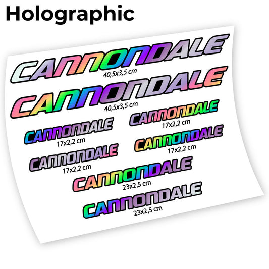 Stickers Cannondale compatibles Autocollants cadre