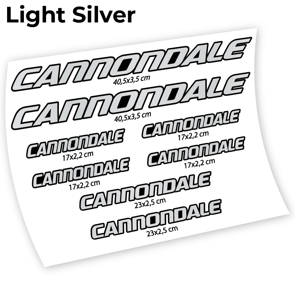 Stickers Cannondale compatibles Autocollants cadre