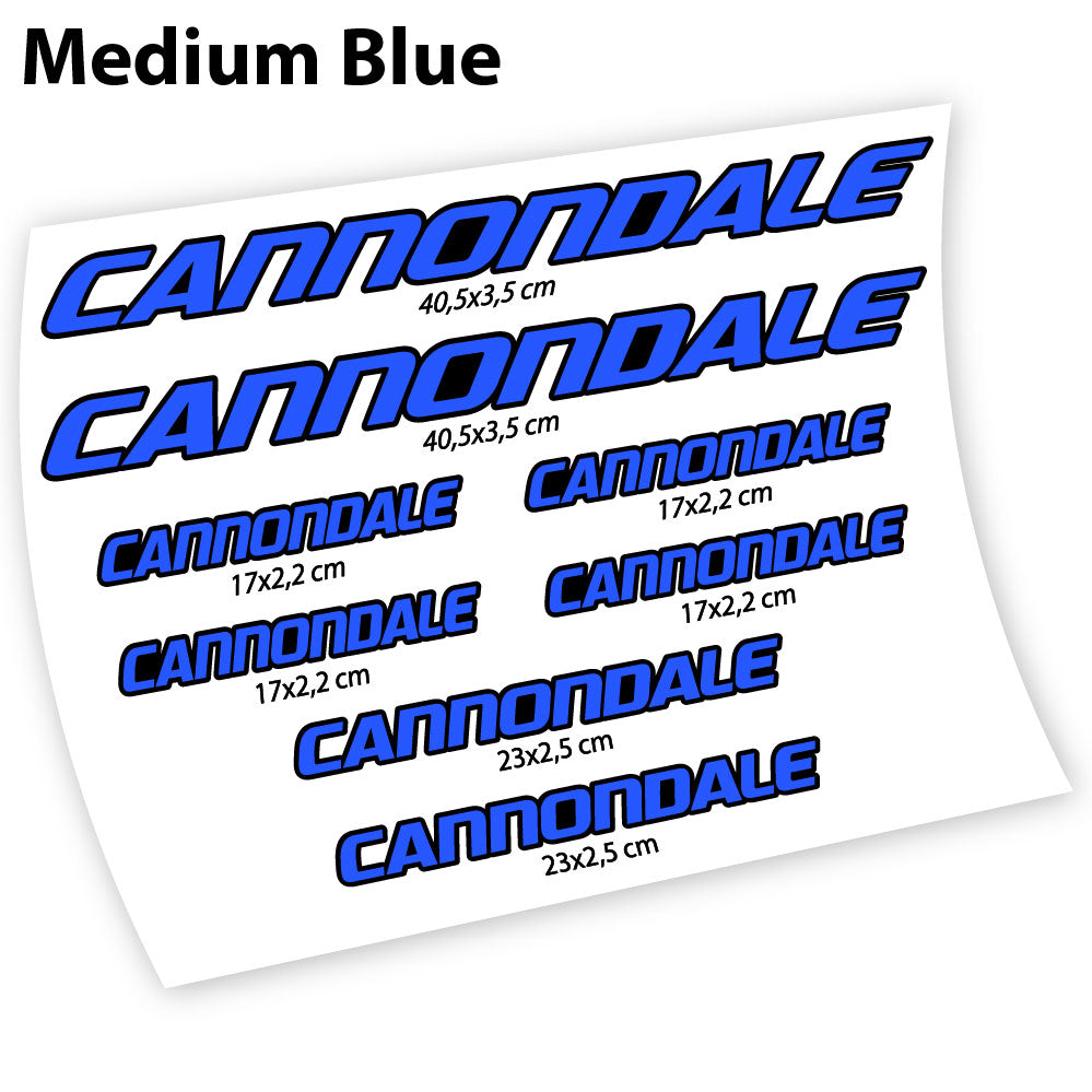 Stickers Cannondale compatibles Autocollants cadre