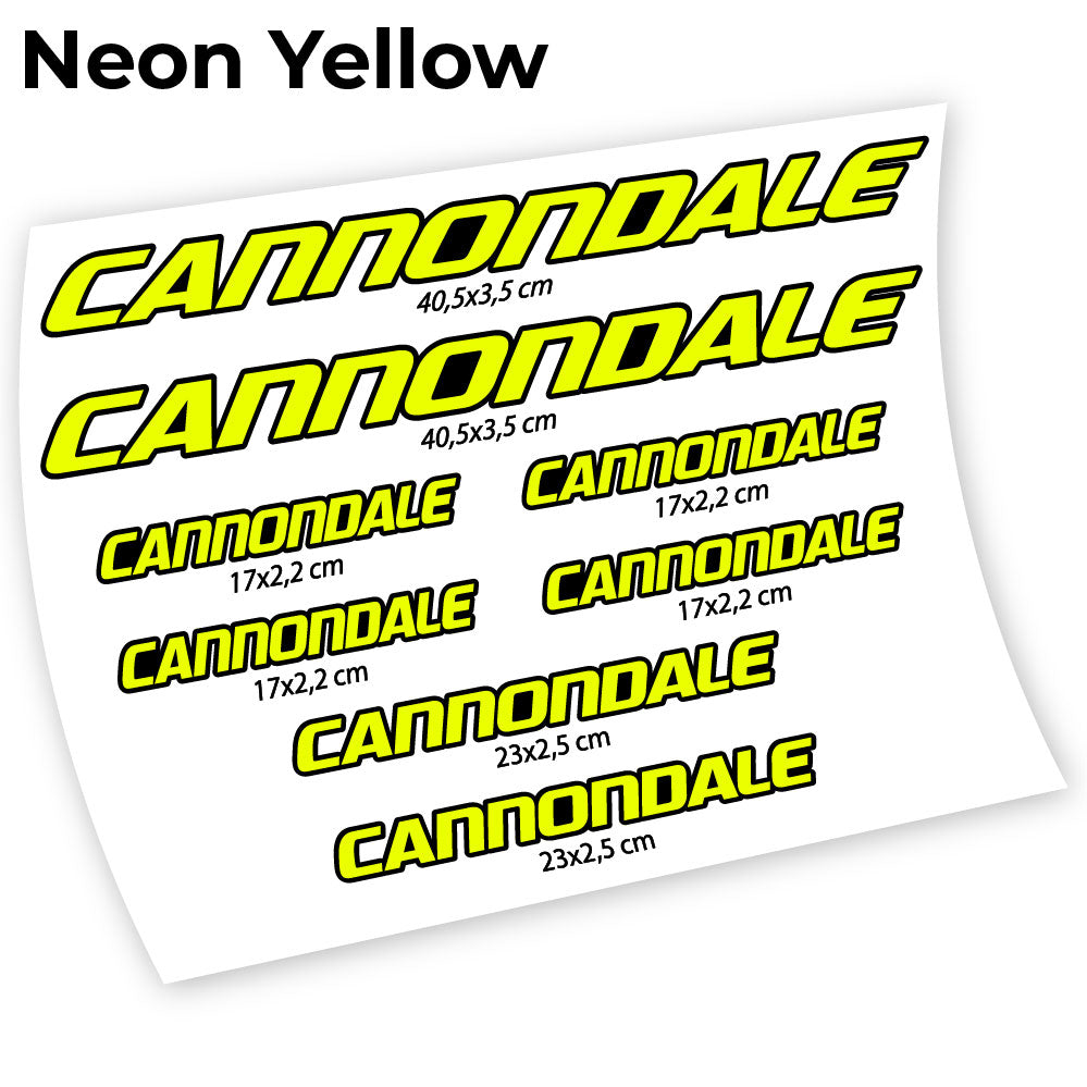 Stickers Cannondale compatibles Autocollants cadre