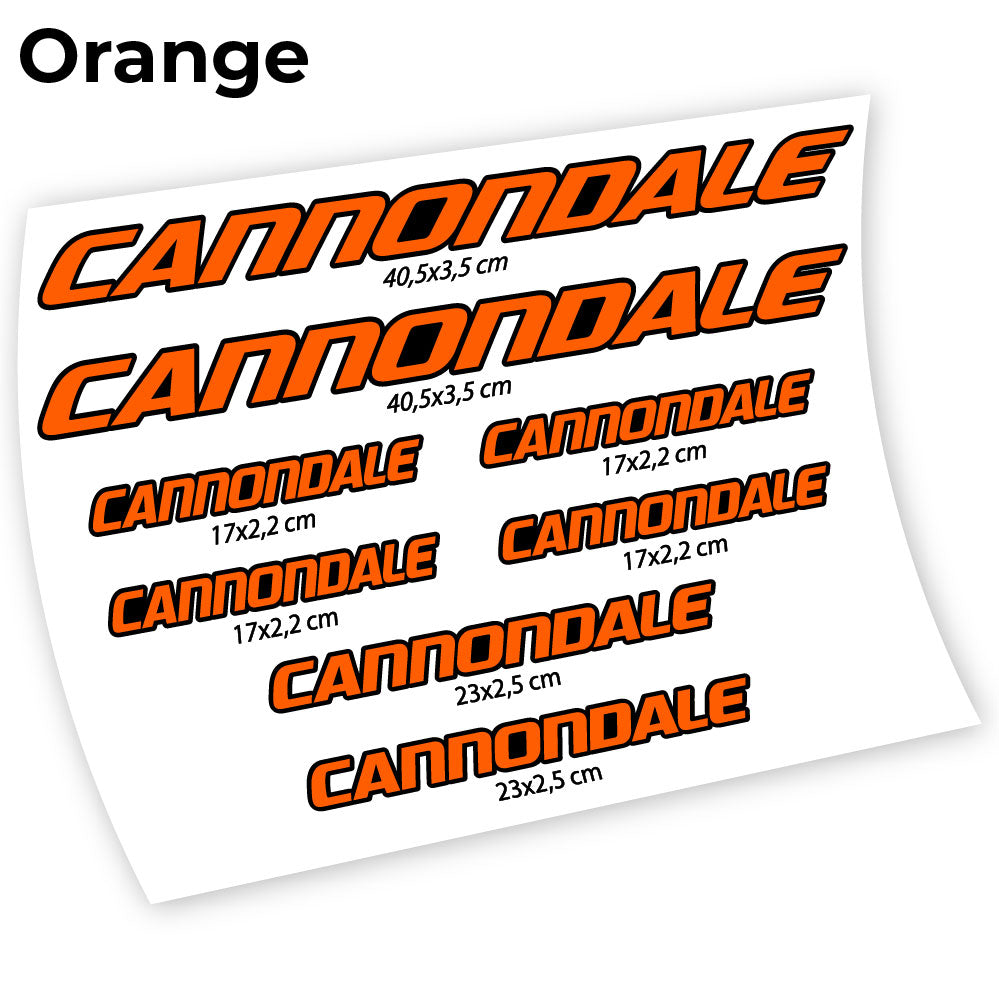 Stickers Cannondale compatibles Autocollants cadre