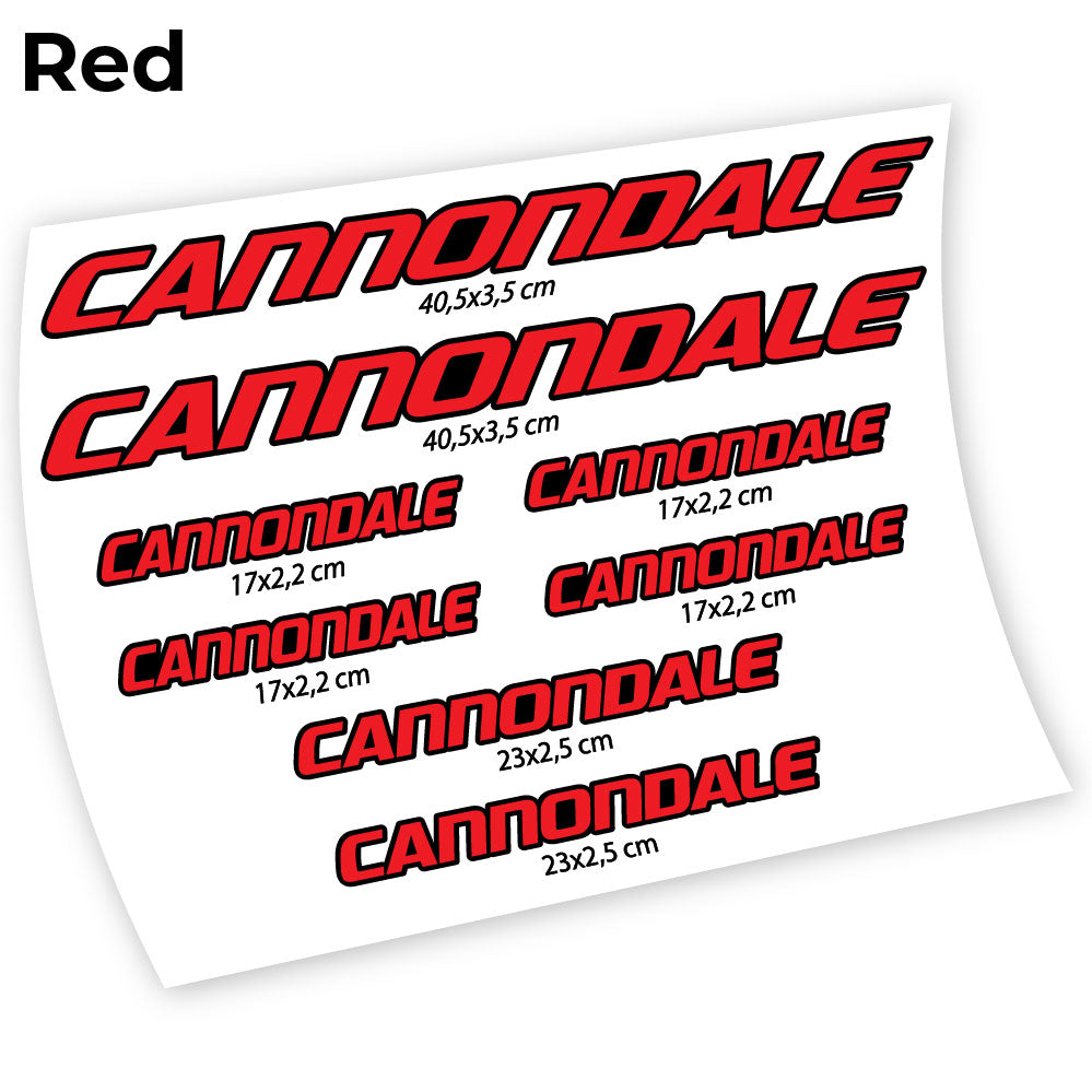 Stickers Cannondale compatibles Autocollants cadre