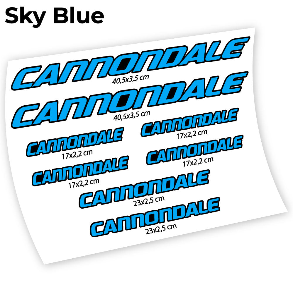 Stickers Cannondale compatibles Autocollants cadre