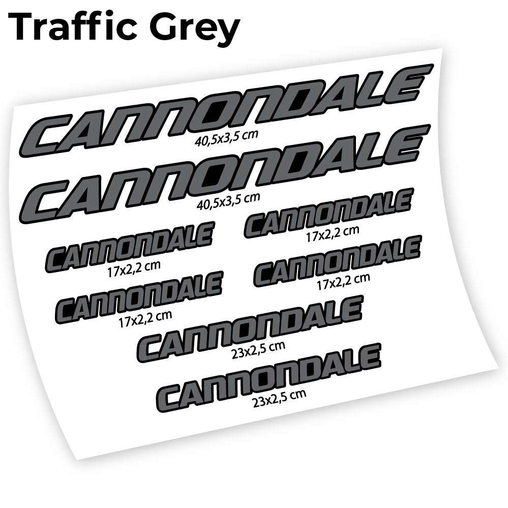 Stickers Cannondale compatibles Autocollants cadre
