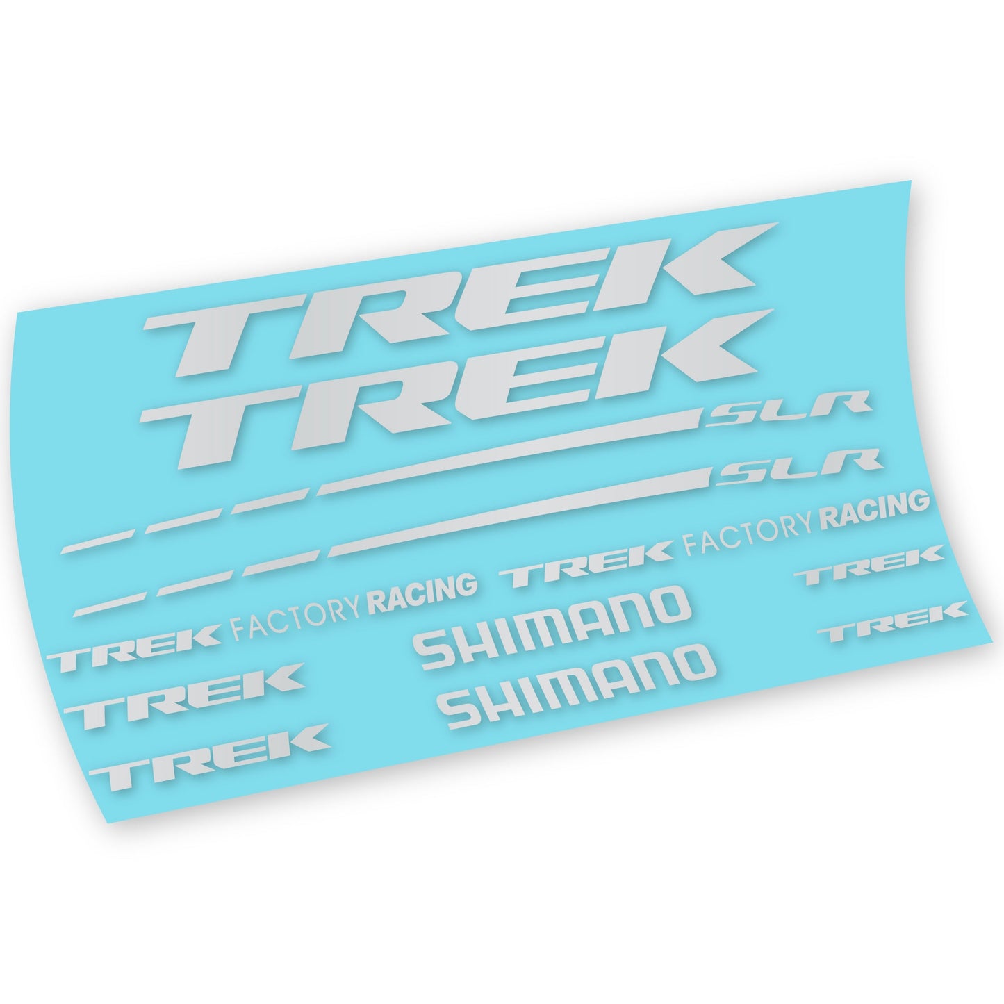 Stickers Trek Factory Racing Team compatibles Autocollants cadre