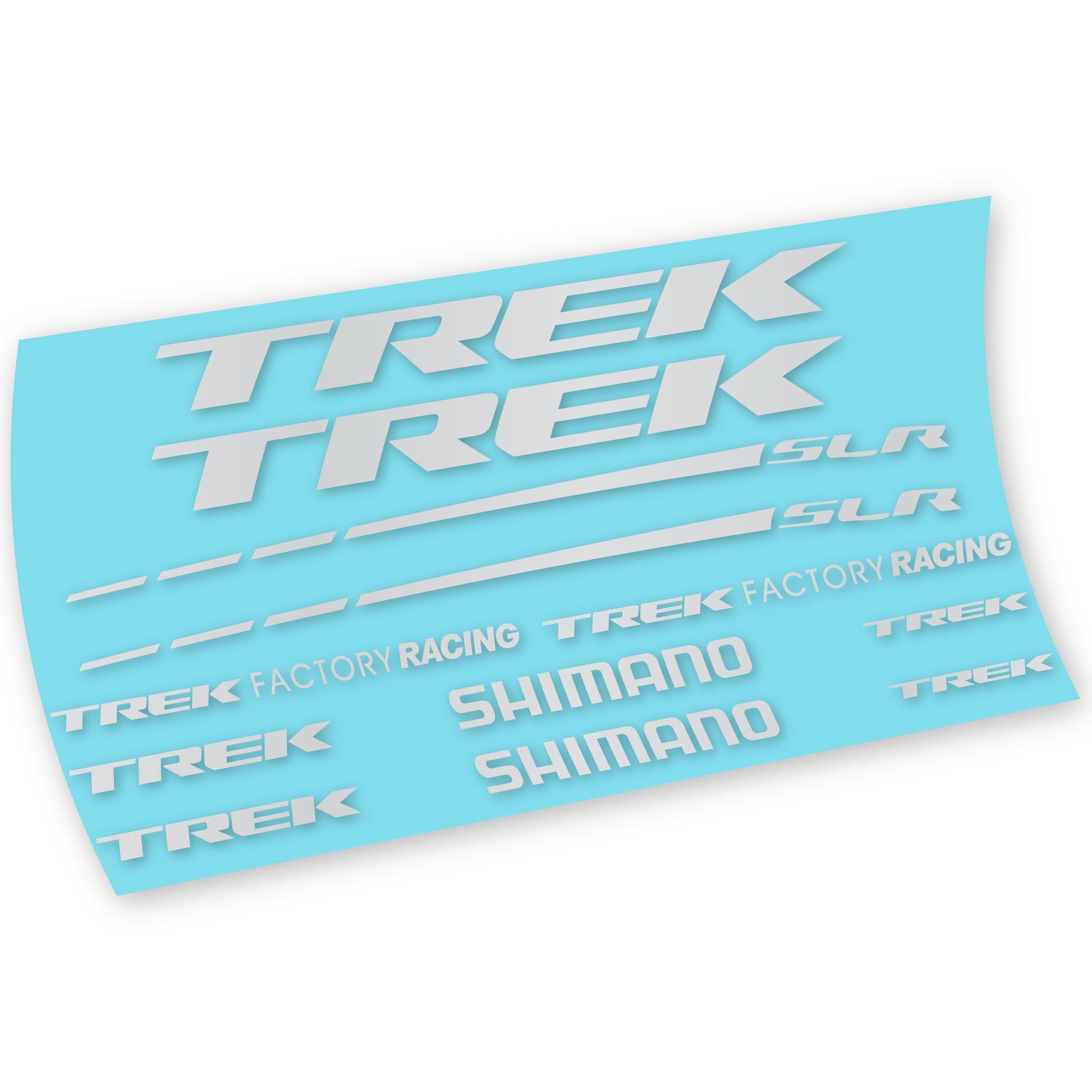 Stickers Trek Factory Racing Team compatibles Autocollants cadre