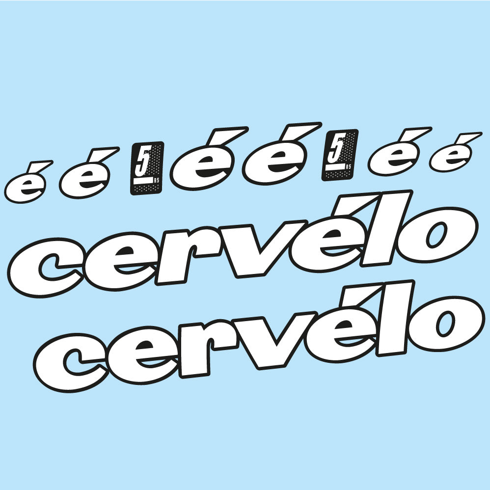 Stickers Cervélo R5 2022 compatibles - Autocollants cadre vélo