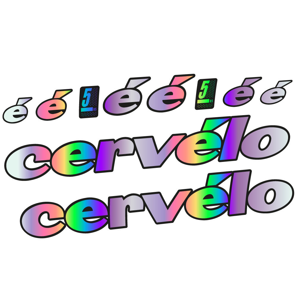 Stickers Cervélo R5 2022 compatibles - Autocollants cadre vélo