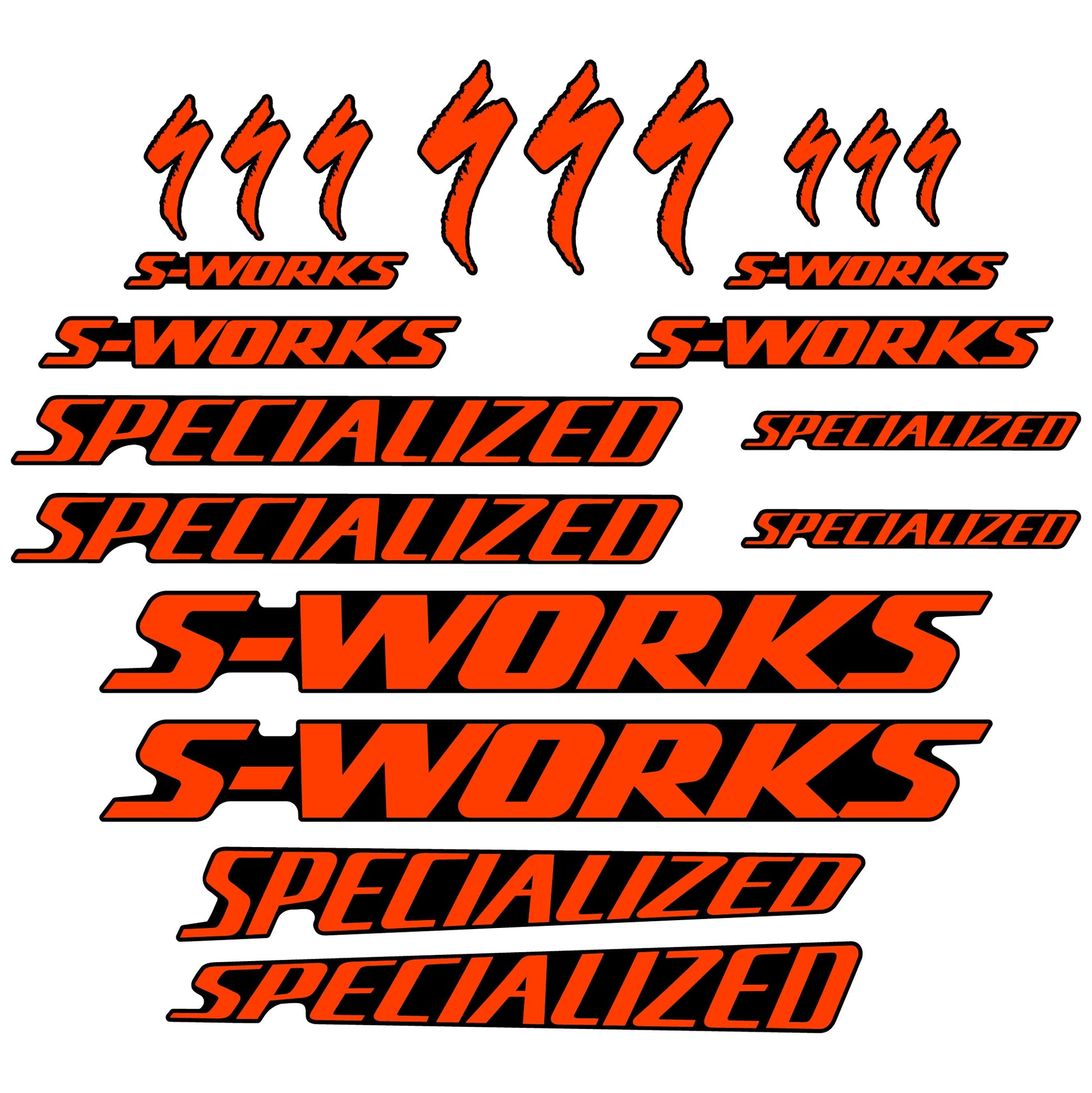 Stickers Specialized compatibles Autocollants cadre