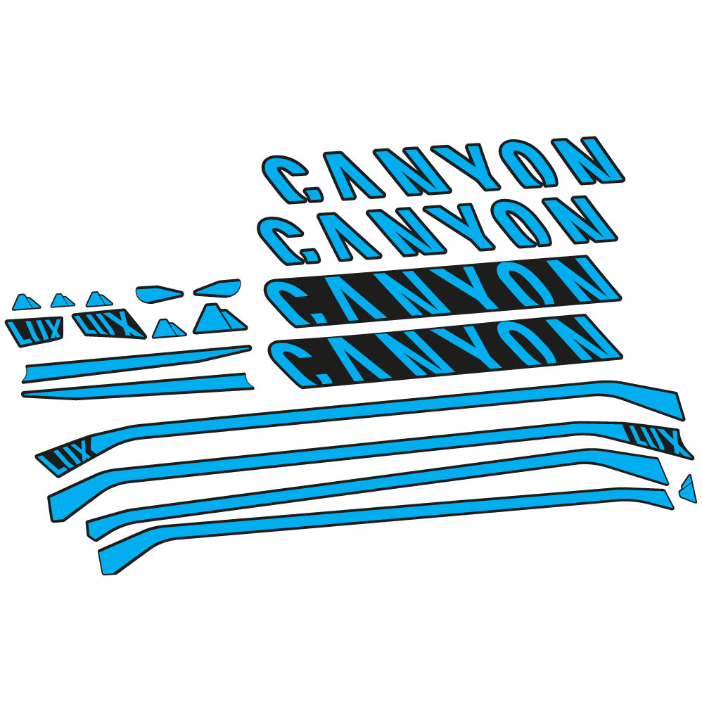 Stickers Canyon Lux CF 7 2021 compatibles Autocollants cadre