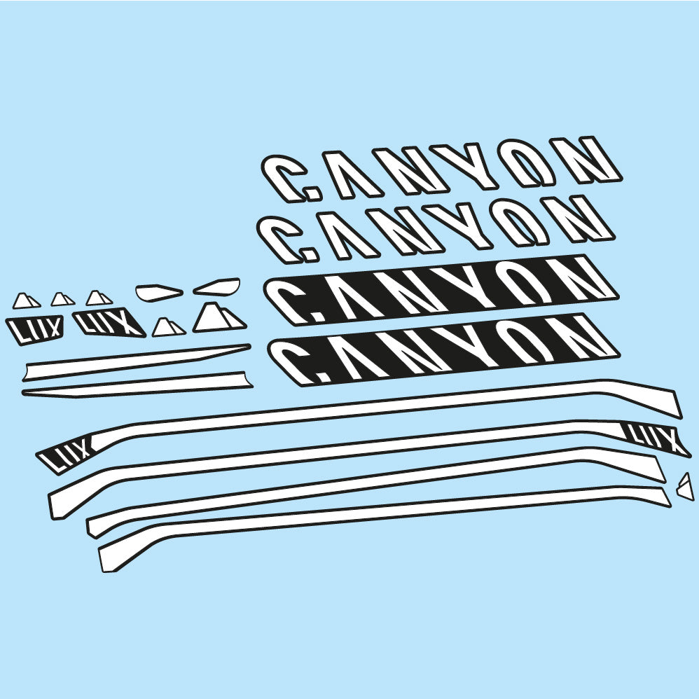 Stickers Canyon Lux CF 7 2021 compatibles Autocollants cadre