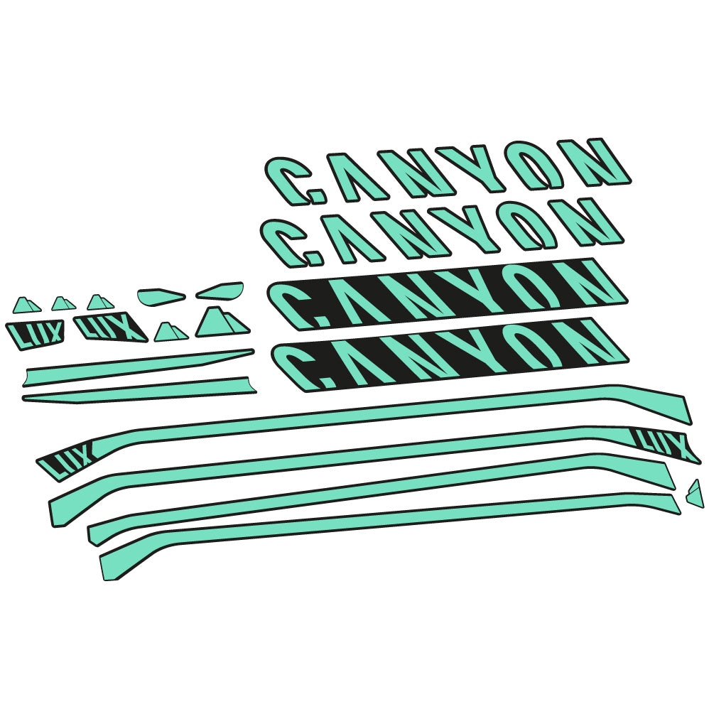 Stickers Canyon Lux CF 7 2021 compatibles Autocollants cadre