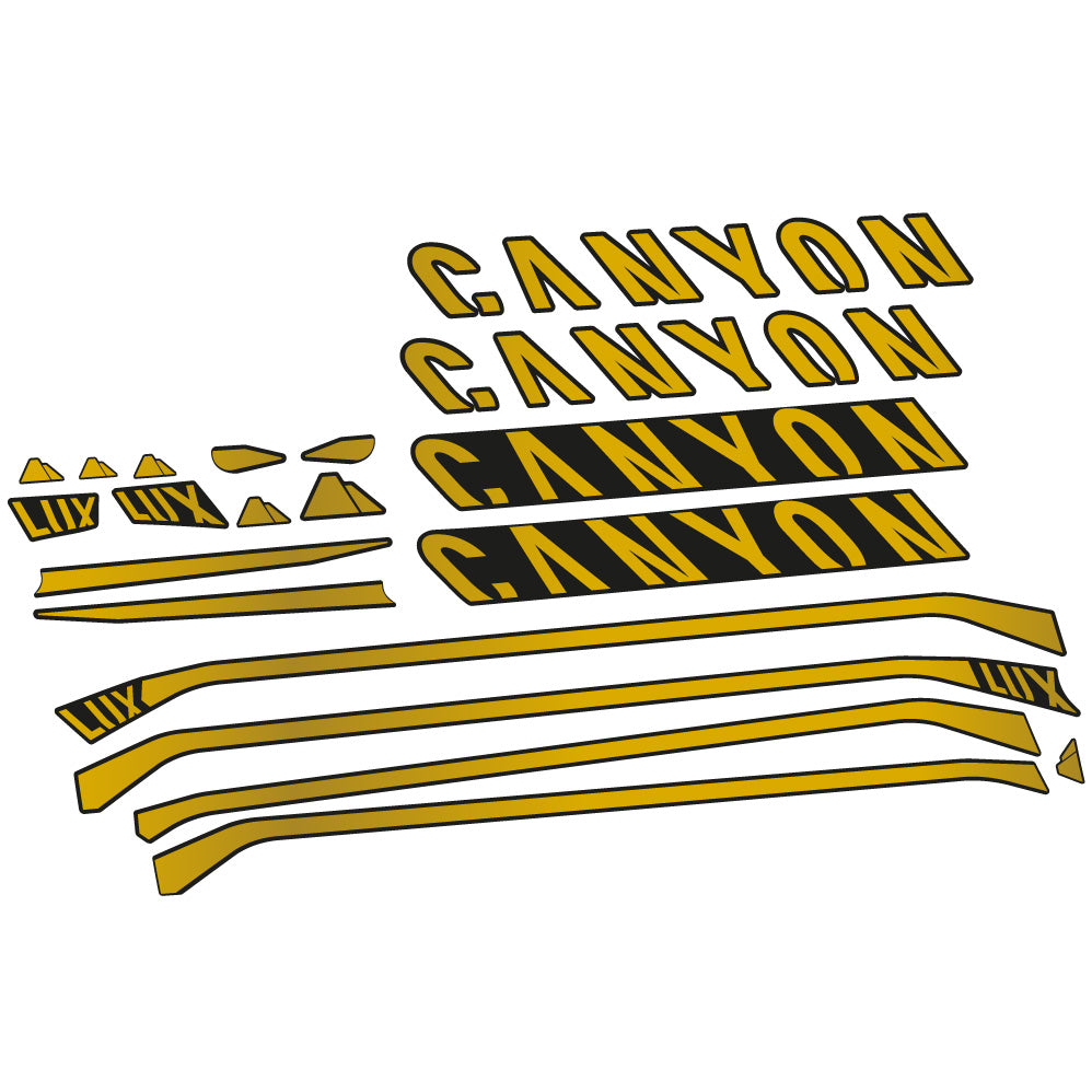 Stickers Canyon Lux CF 7 2021 compatibles Autocollants cadre