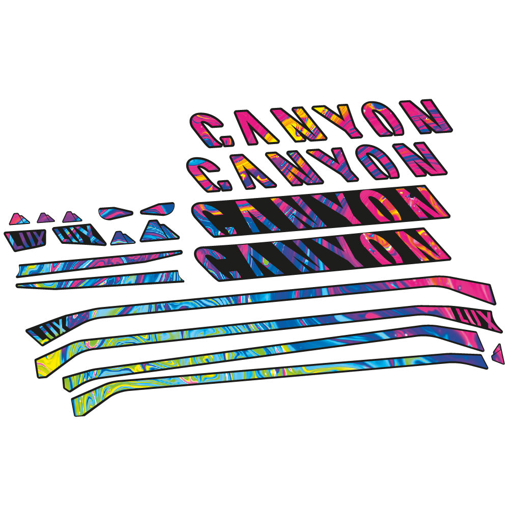 Stickers Canyon Lux CF 7 2021 compatibles Autocollants cadre