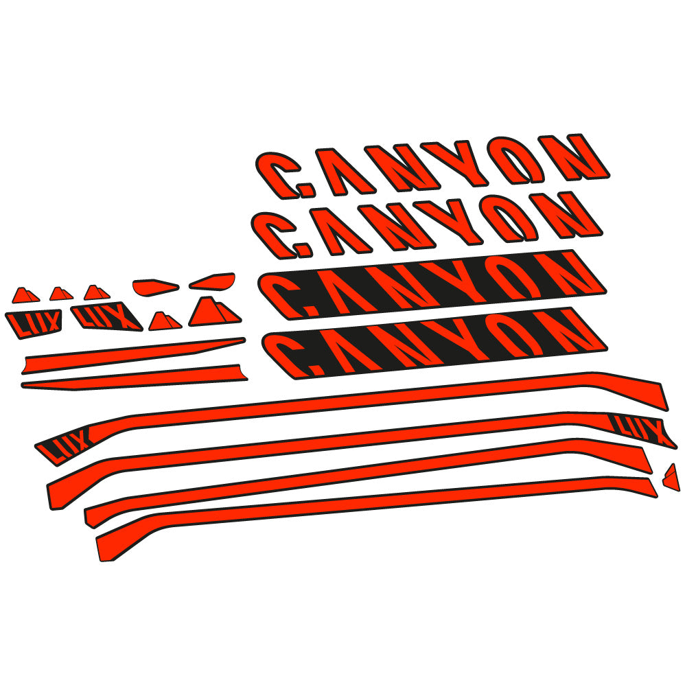 Stickers Canyon Lux CF 7 2021 compatibles Autocollants cadre