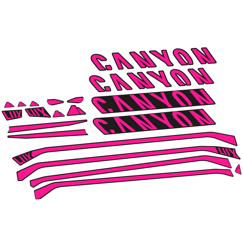Stickers Canyon Lux CF 7 2021 compatibles Autocollants cadre