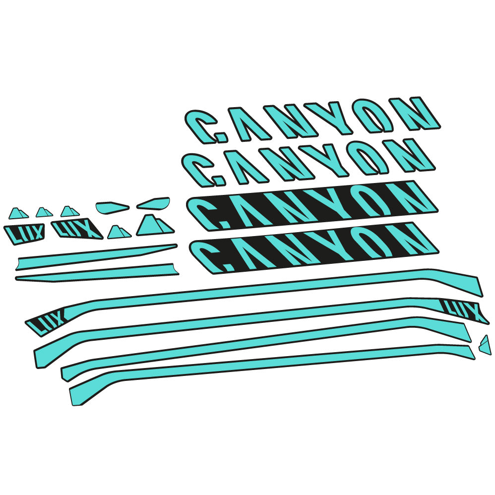 Stickers Canyon Lux CF 7 2021 compatibles Autocollants cadre