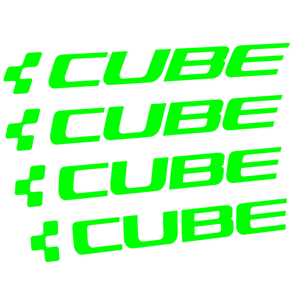 Stickers Cube compatibles - Autocollants cadre vélo