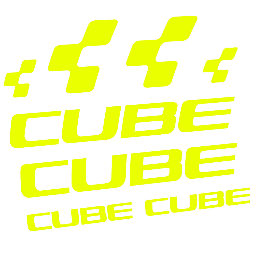 Stickers Cube compatibles - Autocollants cadre vélo