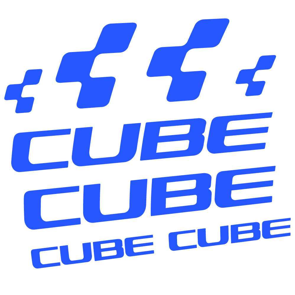Stickers Cube compatibles - Autocollants cadre vélo
