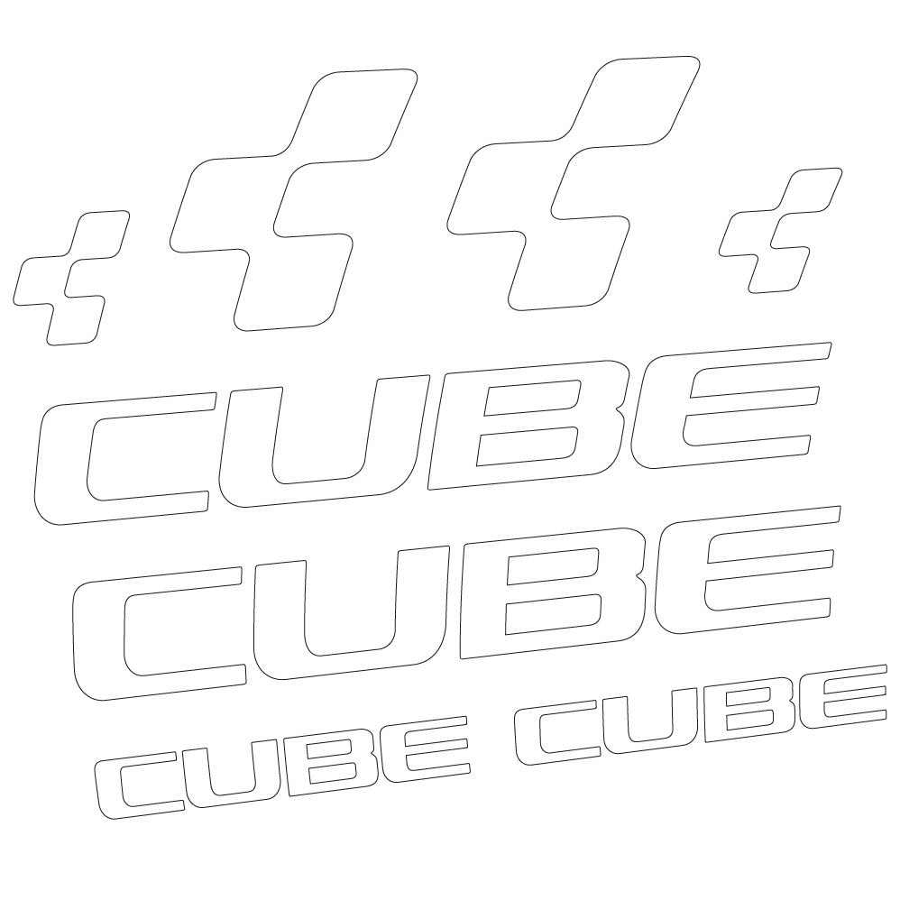 Stickers Cube compatibles Autocollants cadre