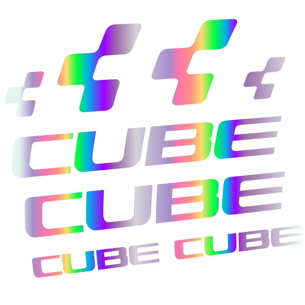 Stickers Cube compatibles - Autocollants cadre vélo