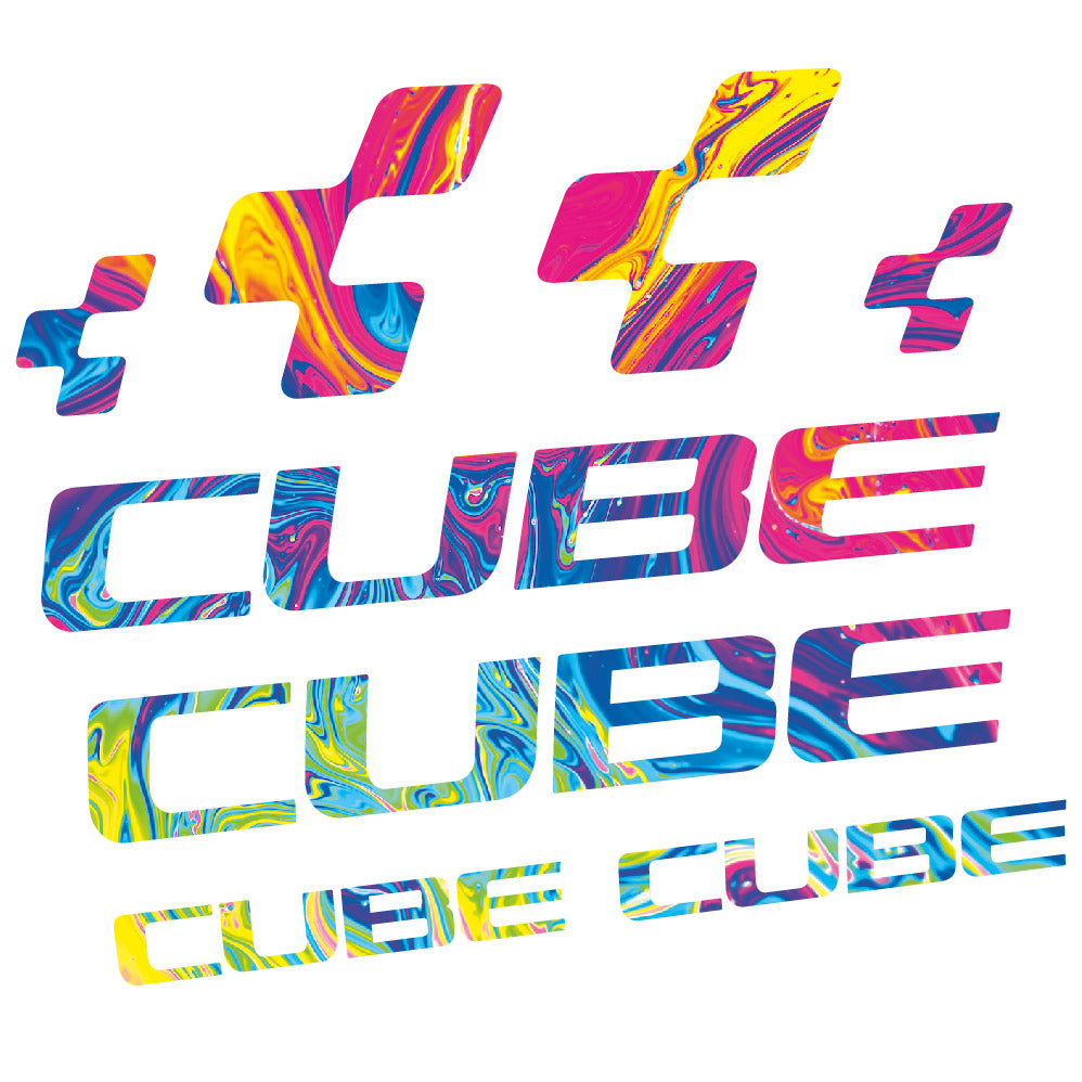 Stickers Cube compatibles Autocollants cadre